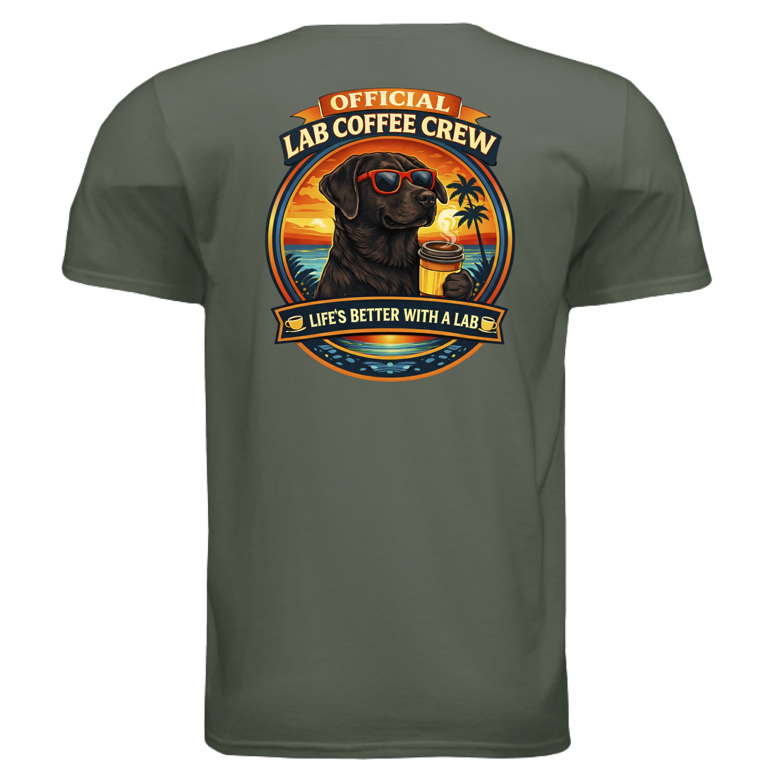 MILITARY GREEN - BACK